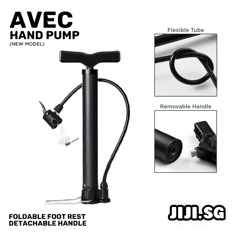 (JIJI SG) AVEC Hand Pump Foot Pump Flexible Tube / Air Tube Holder / Single Piece Base