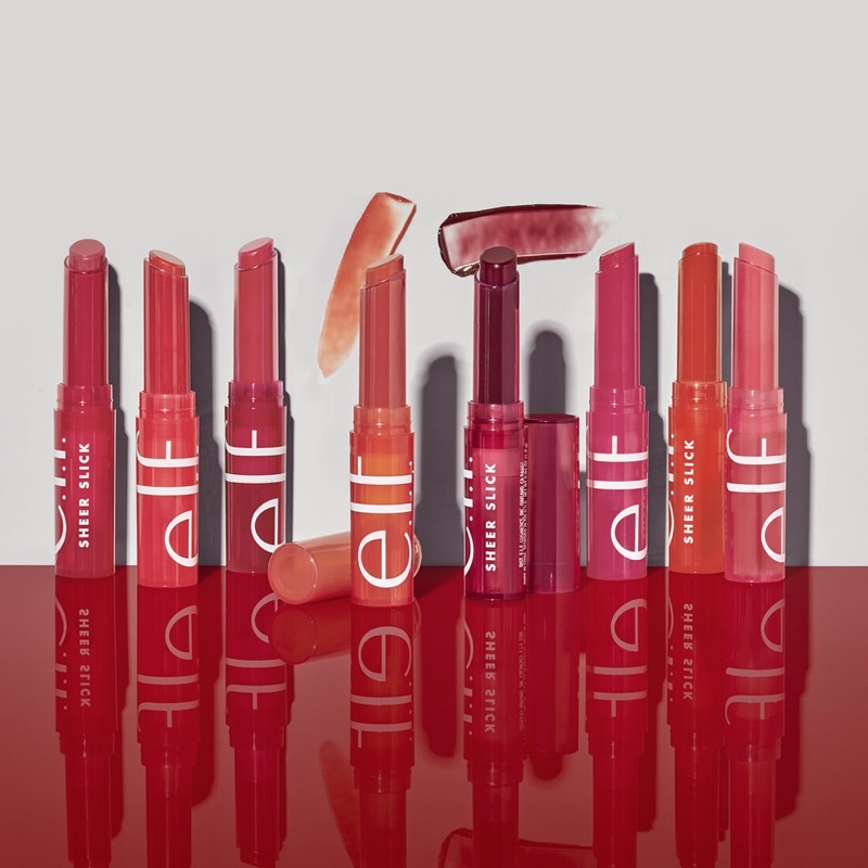 INSTOCK ELF SHEER SLICK LIPSTICK (BLACK CHERRY, GOLDEN PEAR, CHERRY ...