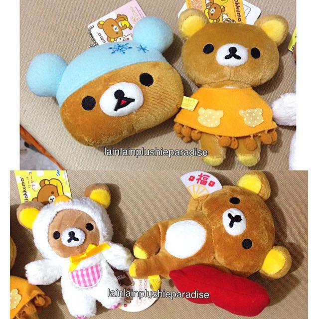🐻🐔14CM Cute Japan San-X Rilakkuma Rila Relax Bear in Chicken Chick ...