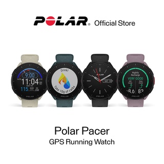 Polar Pacer Pro Advanced GPS Running Watch Snow White (S-L