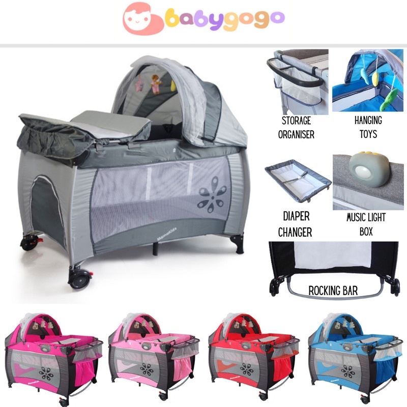 Rocking baby cot sales