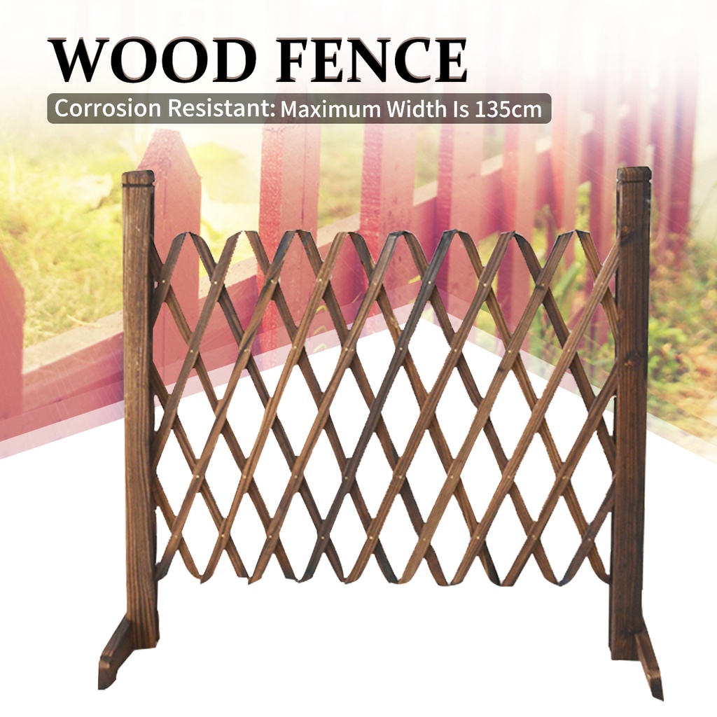 Expanding Wooden Garden Wall Fence Panel Plant Climb Trellis partition