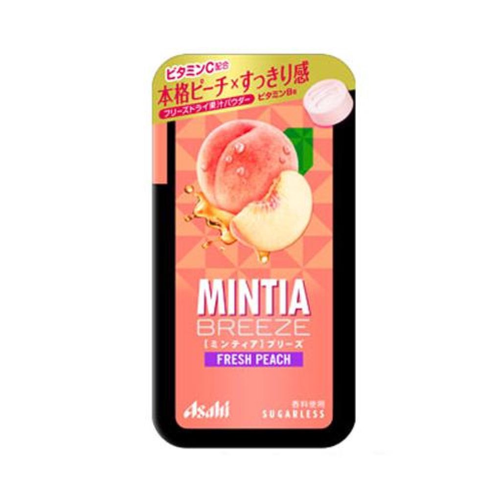 Asahi Mintia Breeze Fresh Peach Mints 36g [Japanese] Shopee Singapore