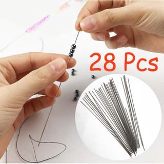 10pcs Hand Knitted Hook Needle Jewlery Crochet Hook Beads for Bracelets  Beads DIY Needles DIY Bead Needles Stitching Needle Beading Thread Needles