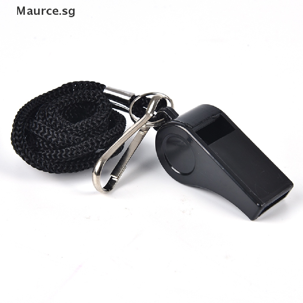 Maurce Football Soccer Sports Referee Plastic Whistle Lanyard Emergency ...