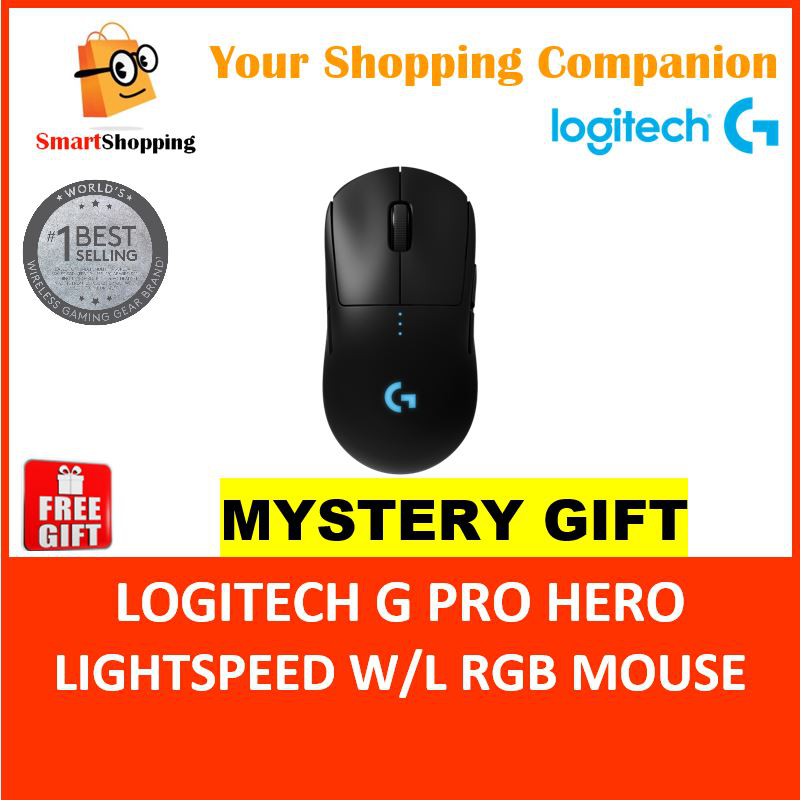 Logitech G Pro Hero Lightspeed Wireless RGB Gaming Mouse | 2 years ...
