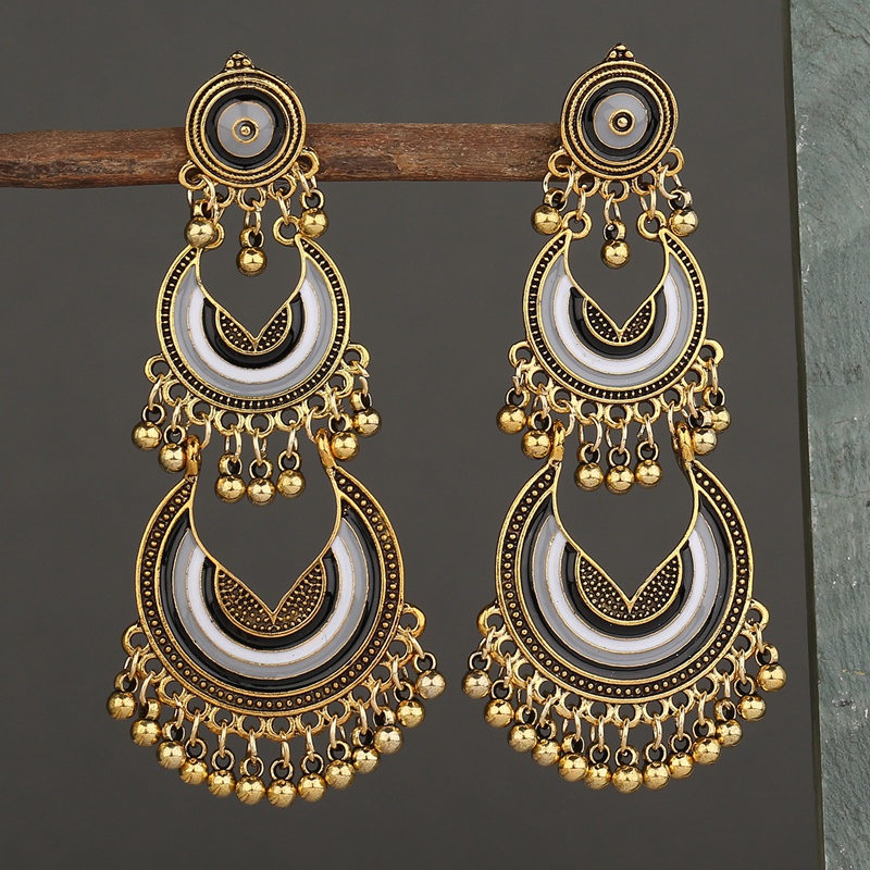 Gold hot sale ethnic earrings