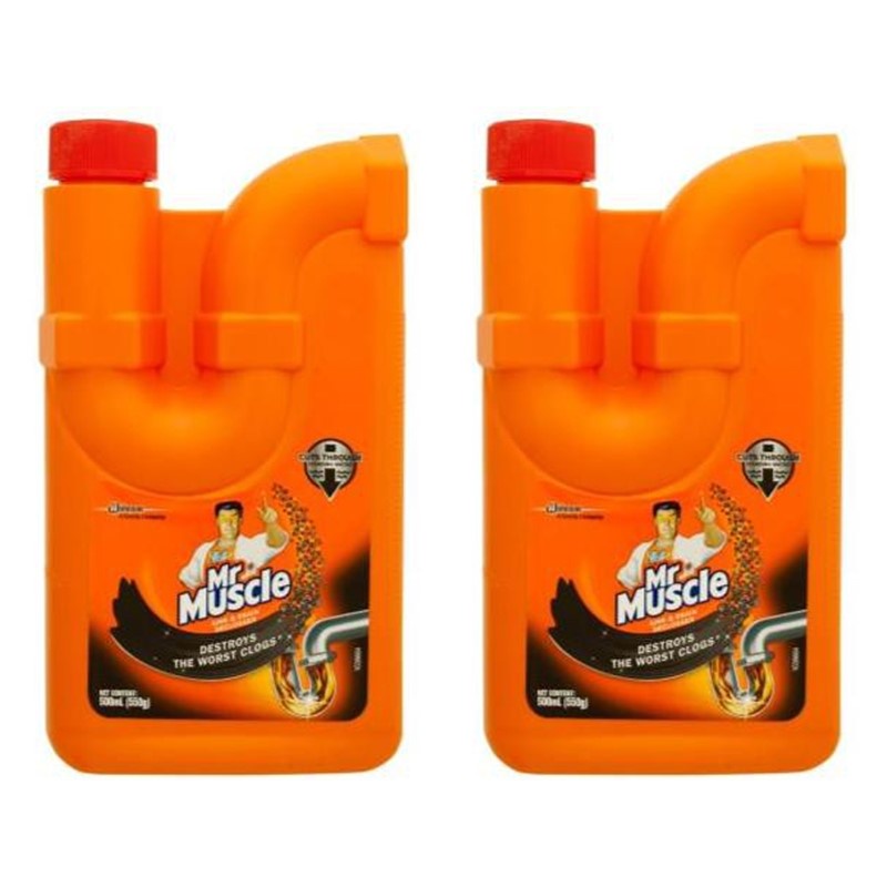 (Bundle of 2) Mr Muscle Sink & Drain Declogger 500ml Shopee Singapore