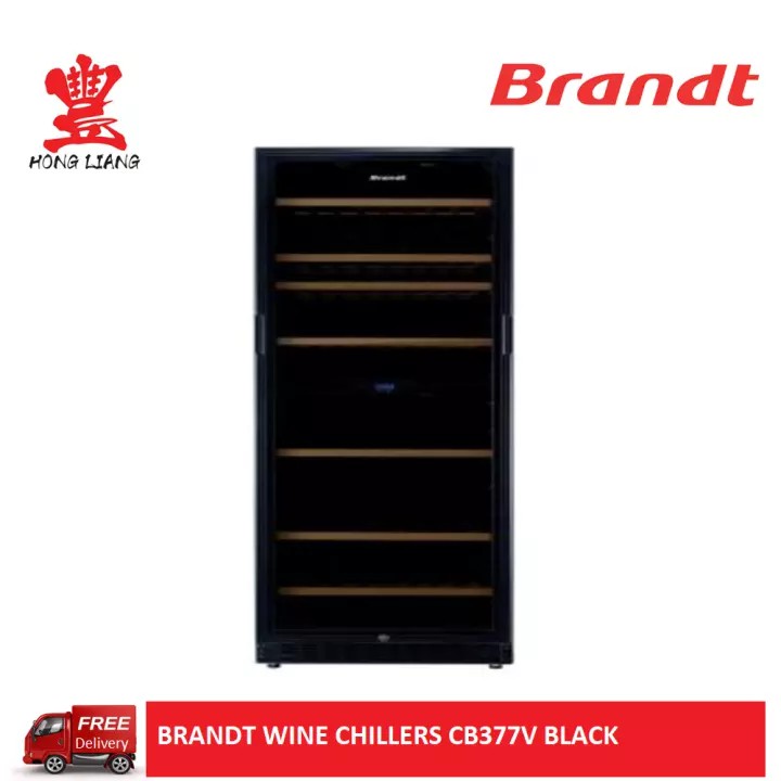 BRANDT WINE CHILLERS CB377V BLACK Shopee Singapore
