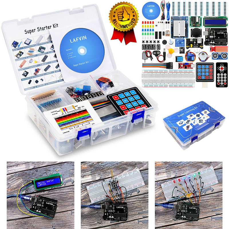 LAFVIN Arduino UNO R3 Super Starter Kit with Tutorials for DIY Sensor ...