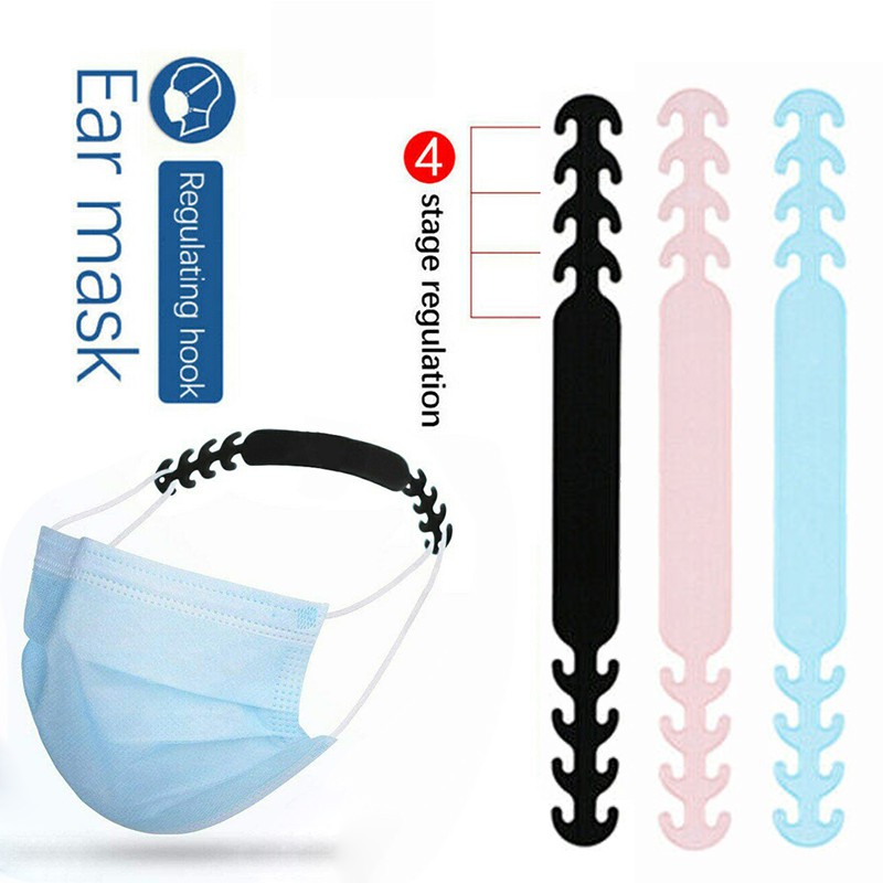 Mask Strap Extender, Clear Mask Strap Buckle Holder Hook Grip Extension 10  pcs