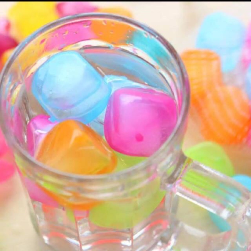Colorful Plastic Refill Ice Cubes Reuseable Ice cube Can Be Reused Over