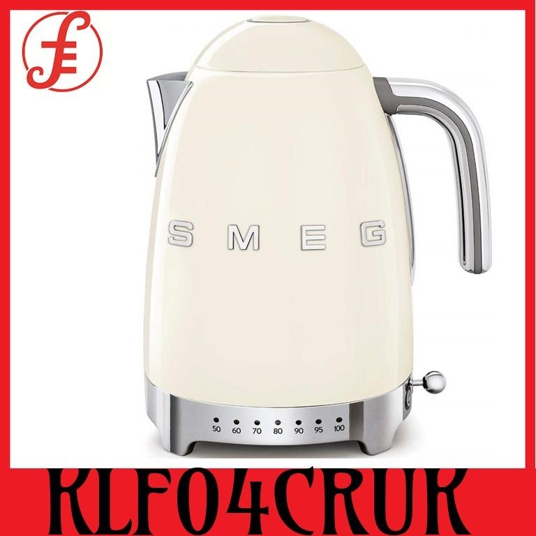 smeg klf04 smeg white temperature control kettle