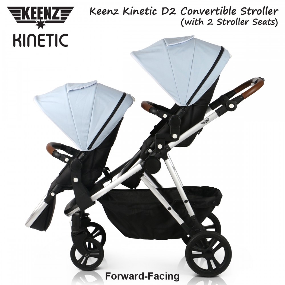 Keenz Kinetic D2 Convertible Stroller with 2 Stroller Seats Freebies worth 180