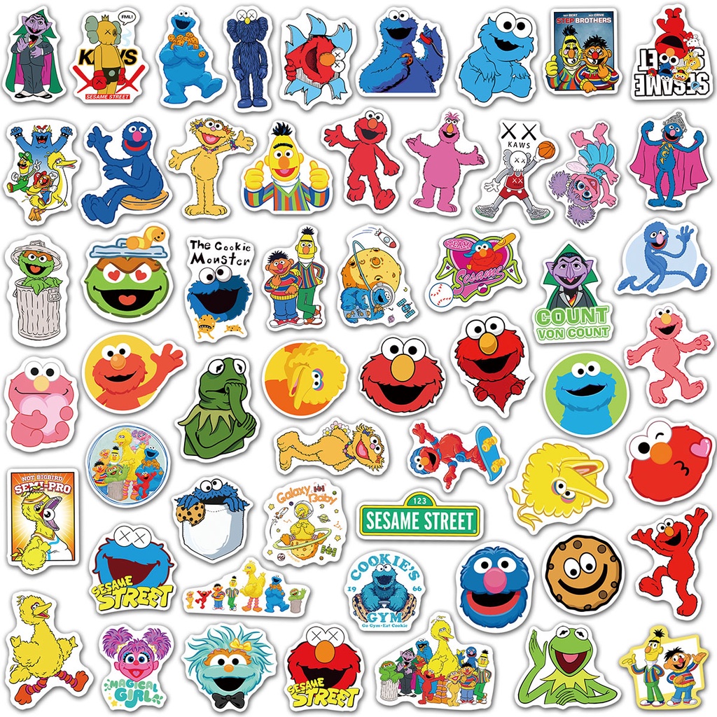 [SG]50pcs Cartoon Character waterproof Stickers Pokemon Dinosaur Neon ...