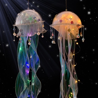 Jellyfish lamp DIY decoration night light Indoor decorations party
