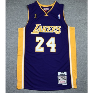 Los Angeles Lakers 24 Kobe Bryant Black Retired Edition Throwback Jersey