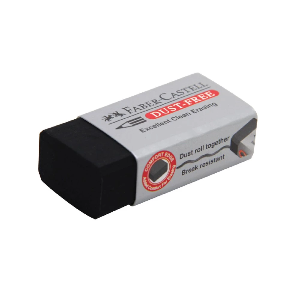 Faber-Castell Penghapus Eraser Dust Free 7171 Medium Black - Gambar 2