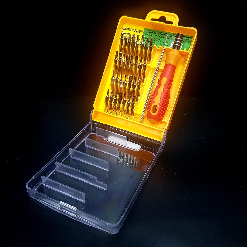 Obeng Set Multi 32 in 1 Lengkap Serbaguna untuk Handphone Elektronik HP Screwdriver - Gambar 3