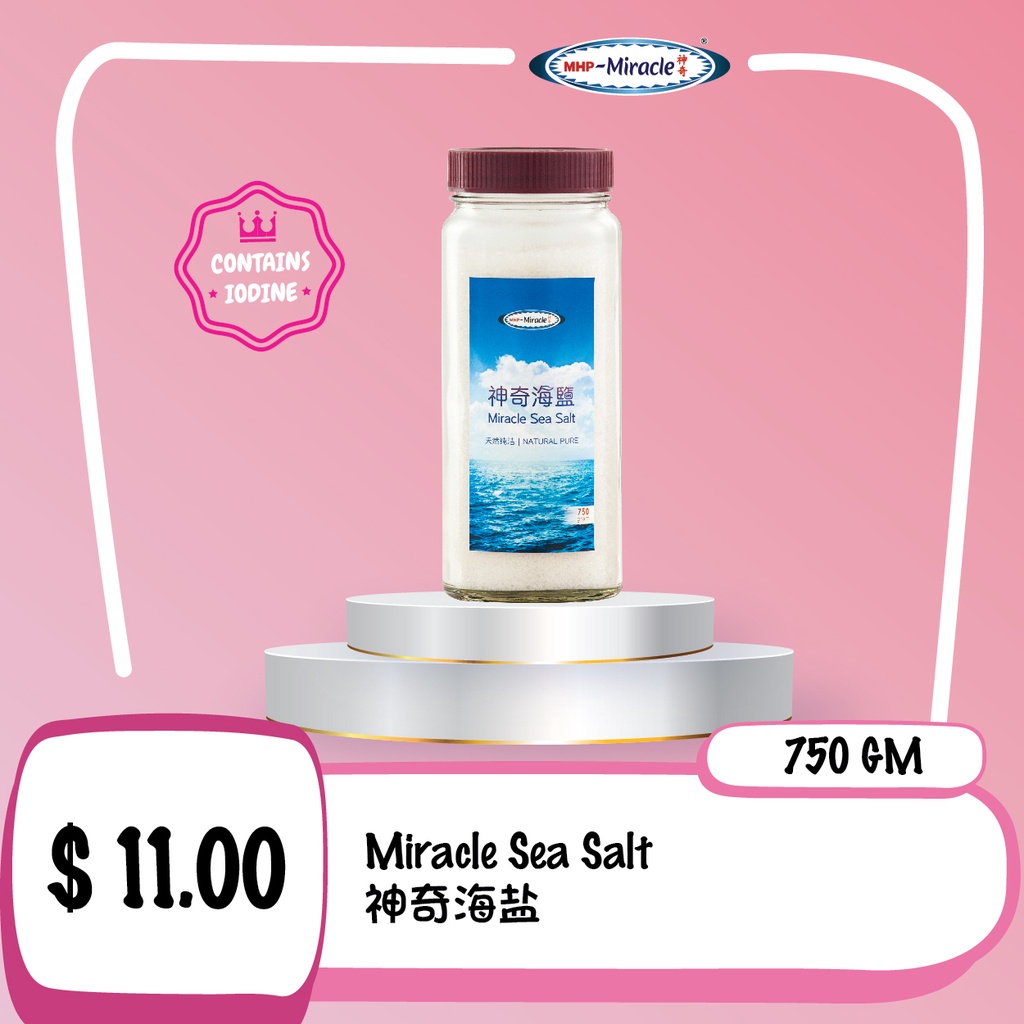 Miracle Sea Salt 750gm | Shopee Singapore
