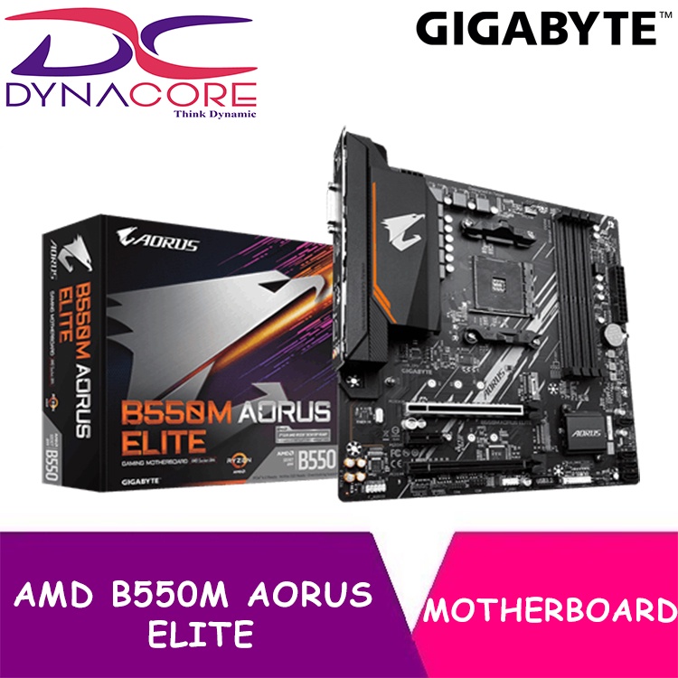 GIGABYTE B550M AORUS ELITE AMD Ultra Durable mATX Motherboard | Shopee ...