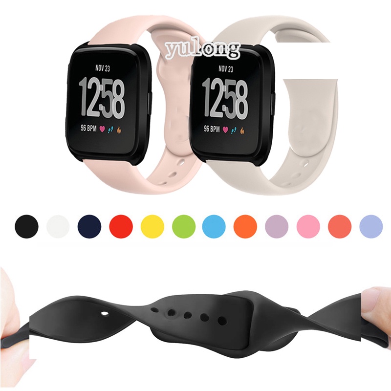 Soft Silicone Watch Band Strap for Fitbit Versa 2 Versa Lite Versa 1 SE Shopee Singapore