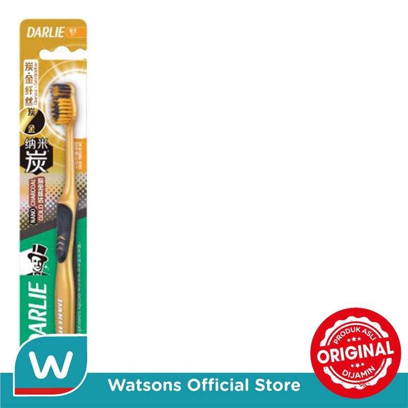 Darlie Tooth Brush Gold Charcoal 1'S - Gambar 3