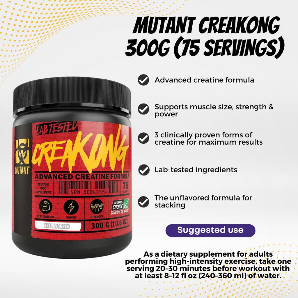 Mutant CREAKONG CX8, Creatine Monohydrate + Amino Acid Supplement