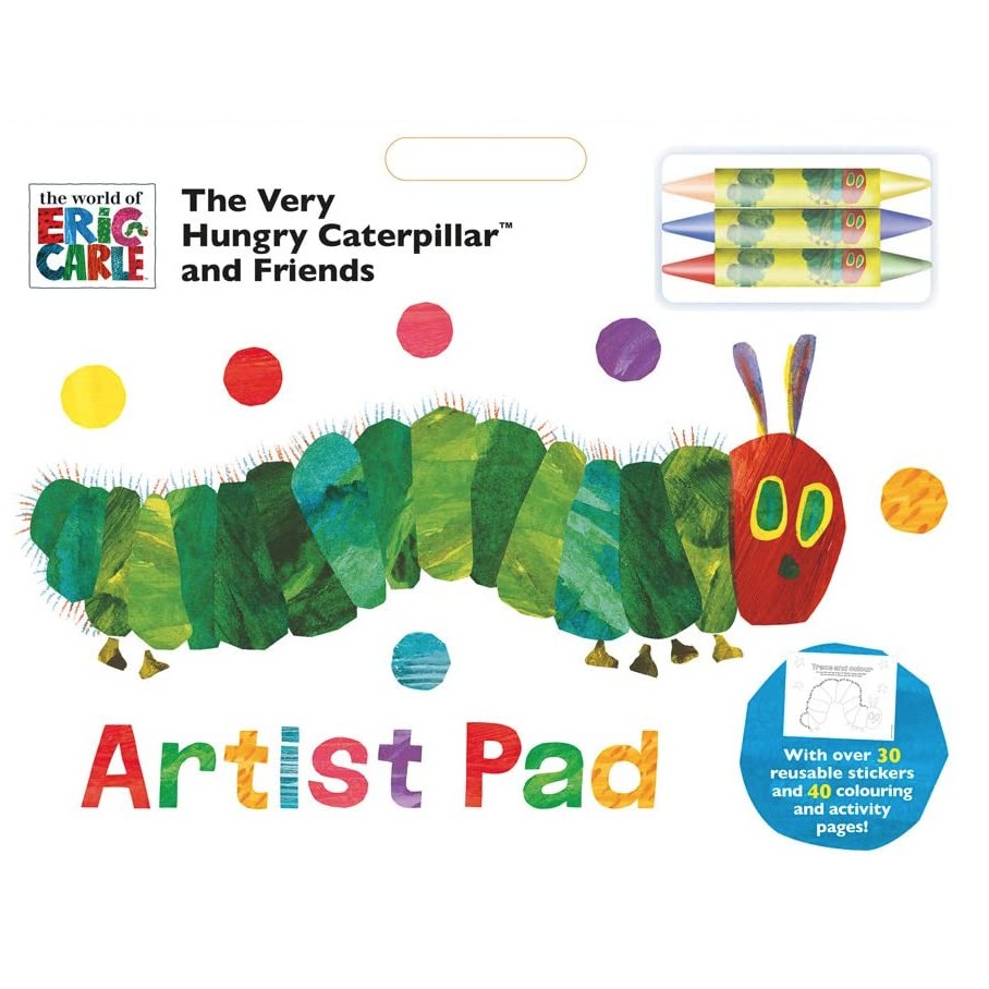 Eric Carle - The Very Hungry Caterpillar Artist Pad Sticker Activity ...