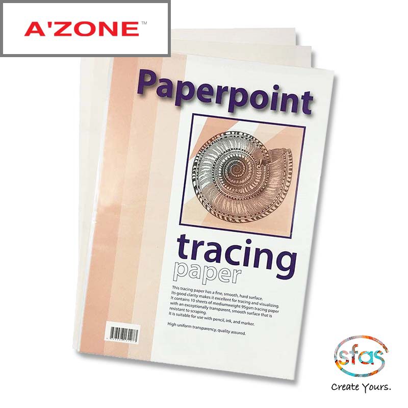 Paperpoint Tracing Paper, 10 sheets, 95gsm, A4/A3 | Shopee Singapore