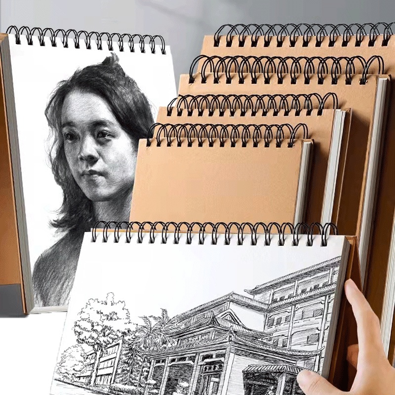 Professional sketchbook drawing notepad 160 GSM Color pencil, oil