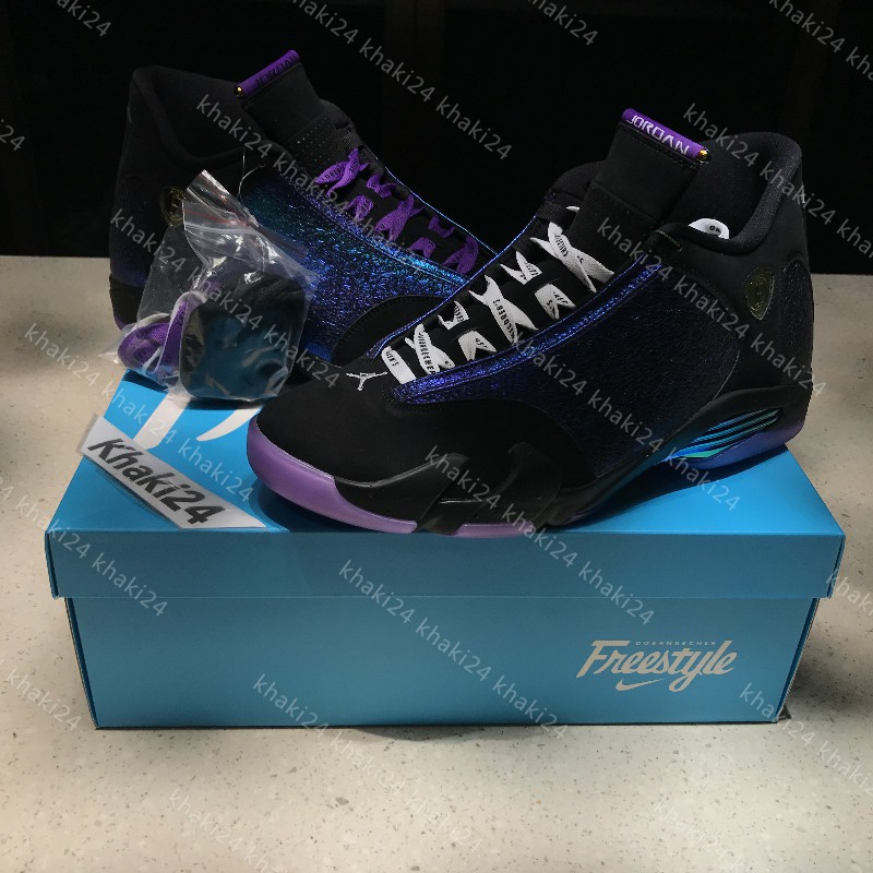 Purple deals jordan 14