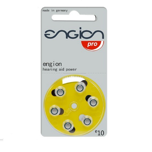 [SG] Engion Pro Size 10 Zinc Air Hearing Aid Battery (6 Pieces Per Card ...
