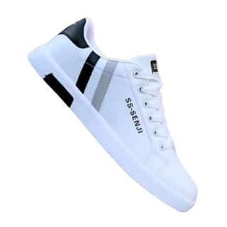 White on sale trainers men