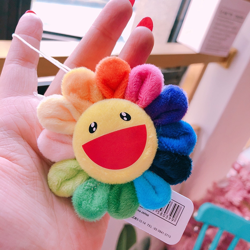 Takashi Murakami Coin Purse Plush Rainbow