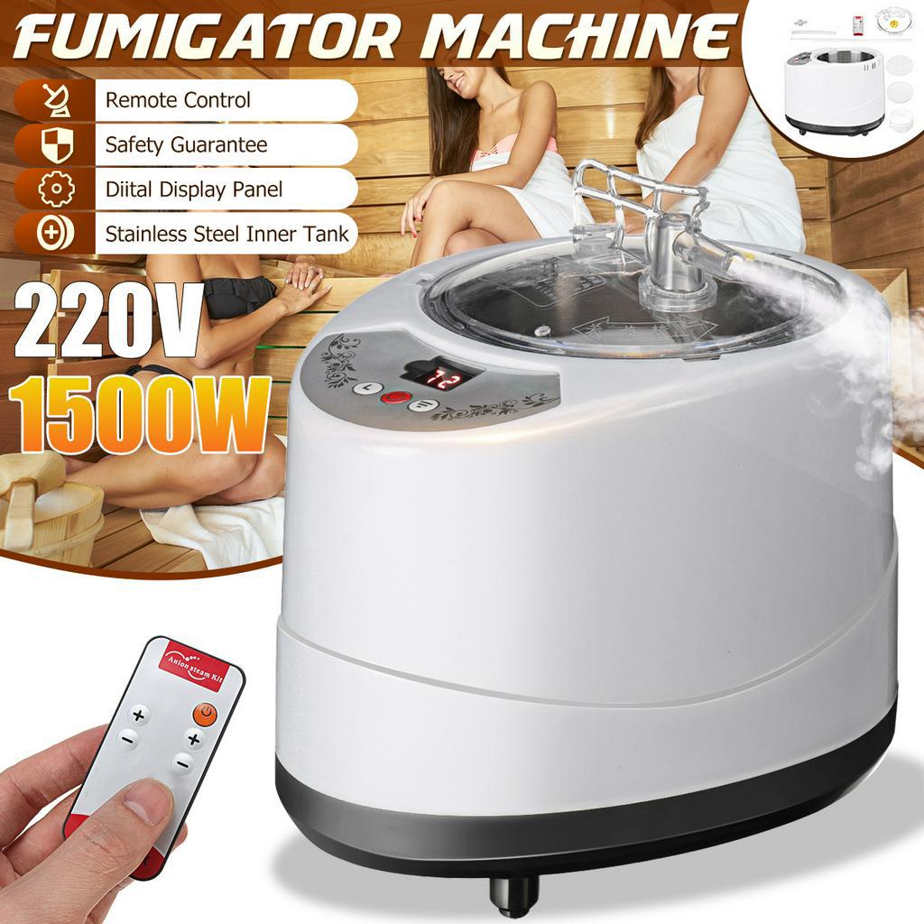 1500W 3L Sauna Steamer Pot Generator Steam SPA Pot Machine with Remote ...