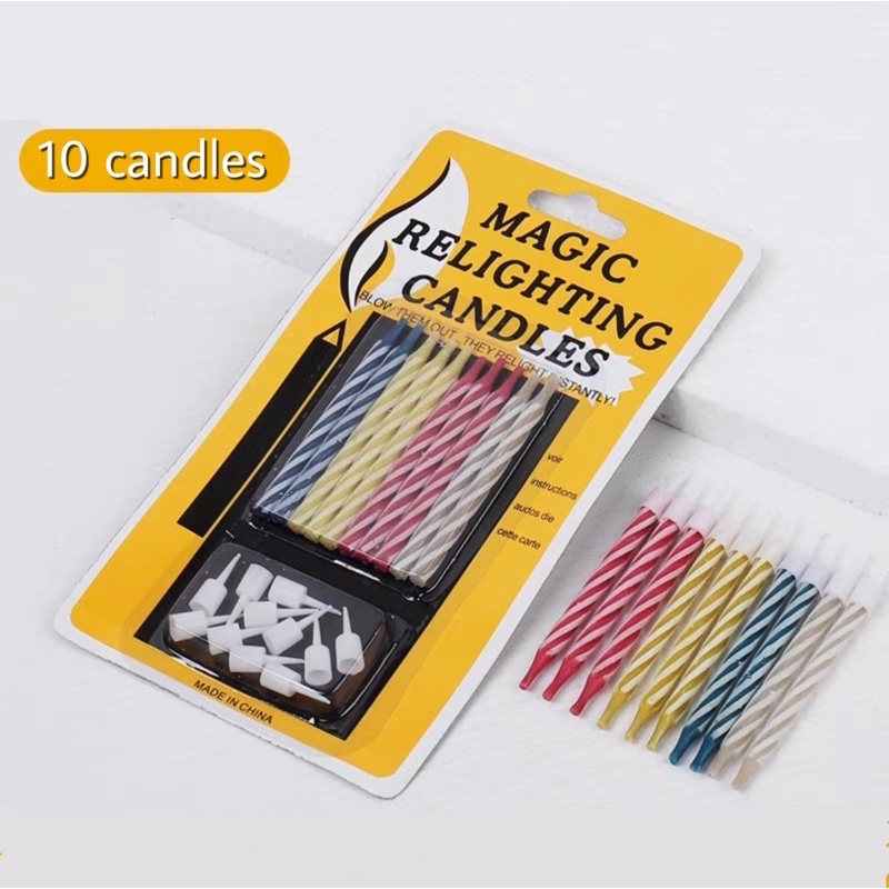 [Local Seller] Birthday party MAGIC relighting candle Shopee Singapore
