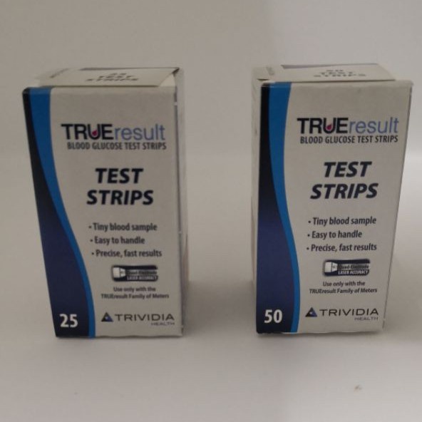 True Result Blood Glucose Test Strips 25's, 50's EXP 11/2022 Shopee