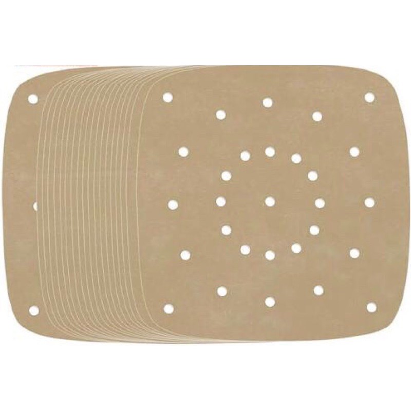 [SG Stock]120 pcs Unbleached Air Fryer Paper Parchment Paper with Holes