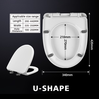 [SG Seller] Slow-Close Toilet Seat Quick Release Ultra Strong Toilet ...