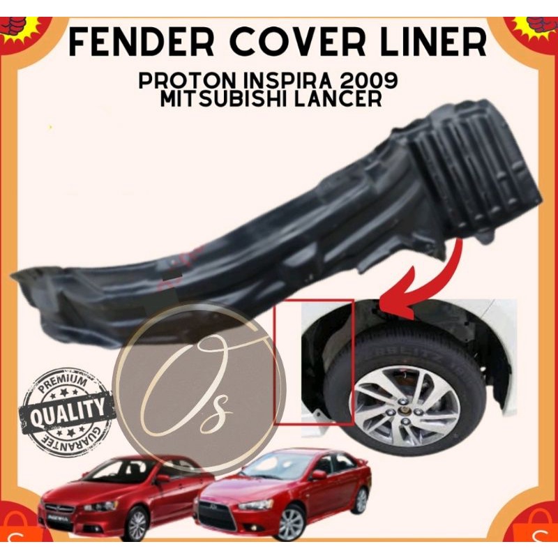 PROTON INSPIRA 20092017 MITSUBISHI LANCER FENDER COVER LINER PROTECTOR