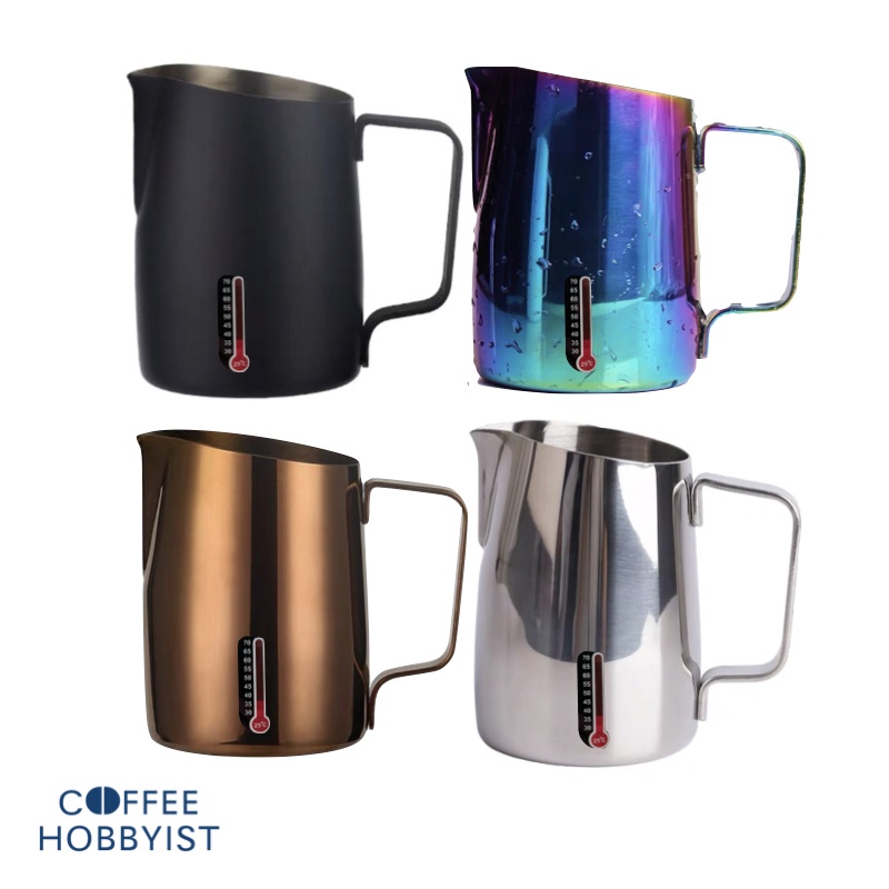 Milk Pitcher/ Milk Jug for Latte Art with temperature indicator