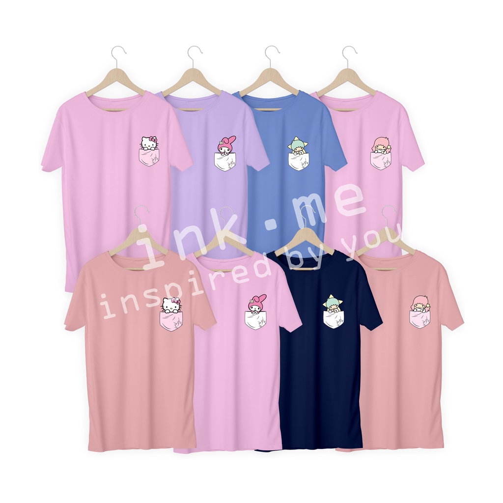 HELLO KITTY MELODY KIKI LALA TWIN LITTLE STAR SANRIO COLLECTION TSHIRT