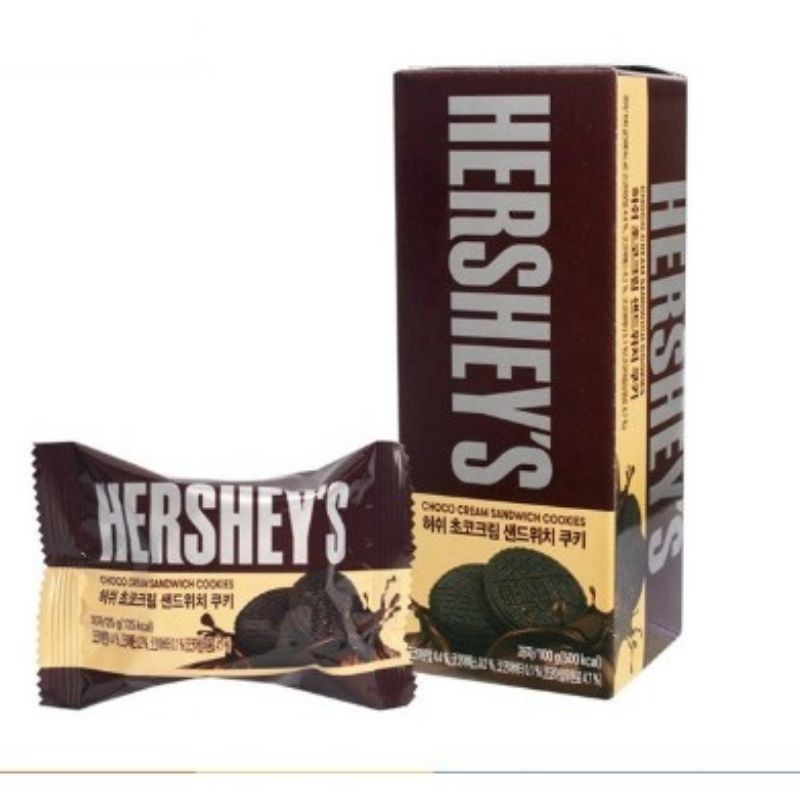 HERSHEY'S CHOCO CREAM SANDWICH COOKIES 100G | Shopee Singapore