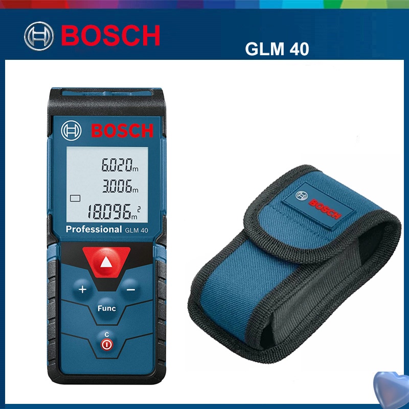 Bosch Laser Distance Meter 40m135ft Glm 40 Laser Measures Professional Laser Rangefinder 