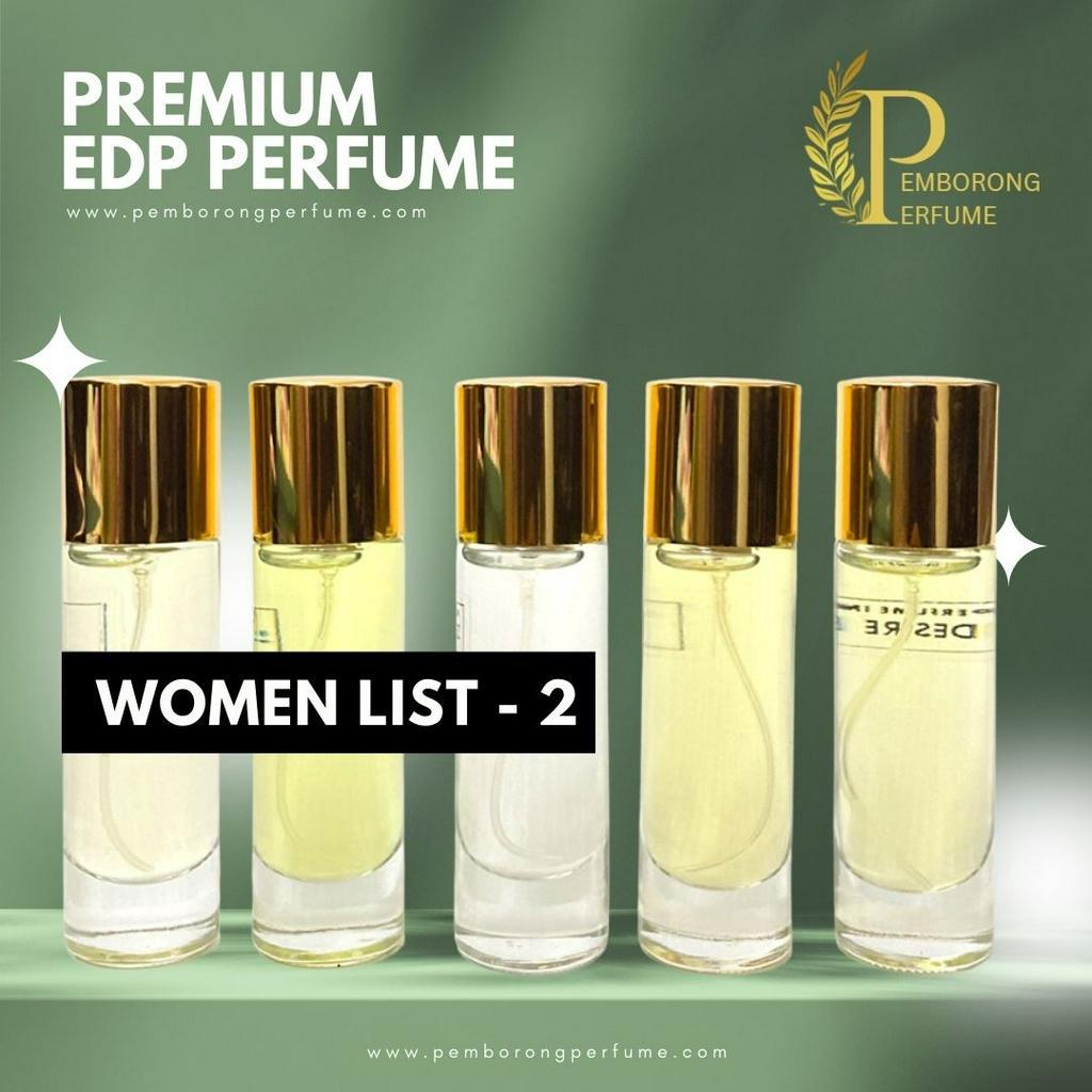PERFUME EDP INSPIRED 30ML 35ML WOMEN LIST 2 HIGH QUALITY TAHAN LAMA TOP ...