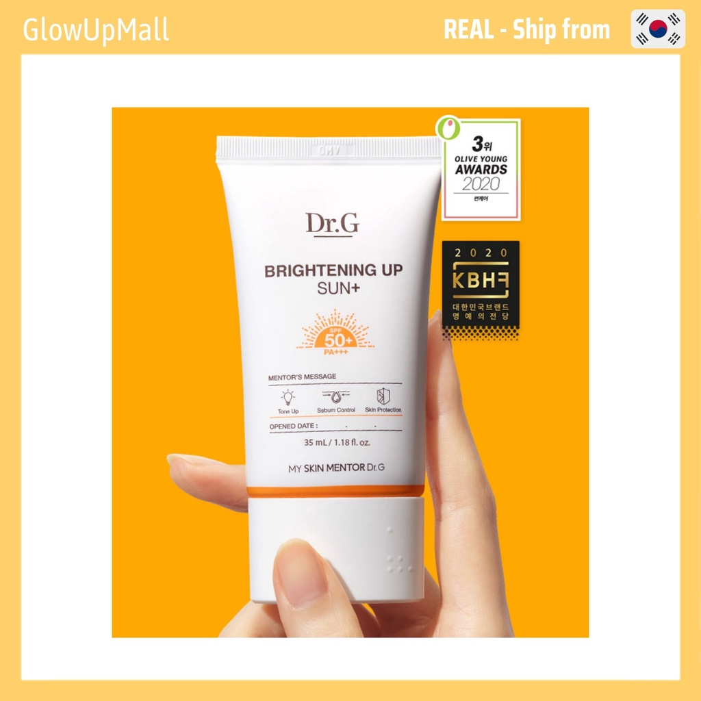 [Dr.G] Brightening up Sun Plus Suncream SPF 50++++ Physical sunscreen