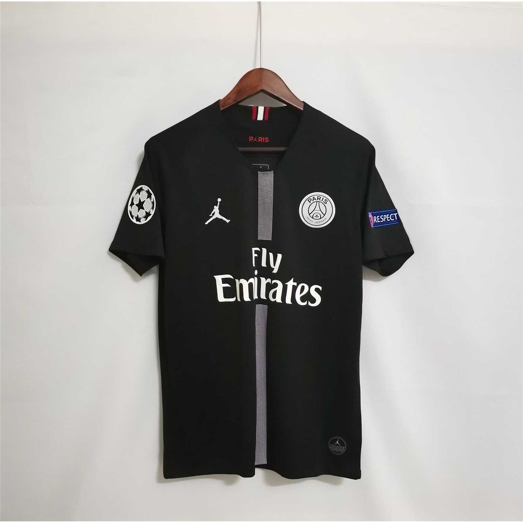psg kit jordan black