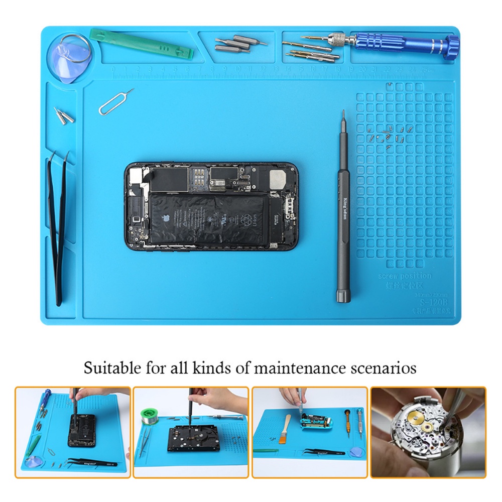 【READY STOCK】Heat Insulation Working mat Soldering Station Repair Mat ...
