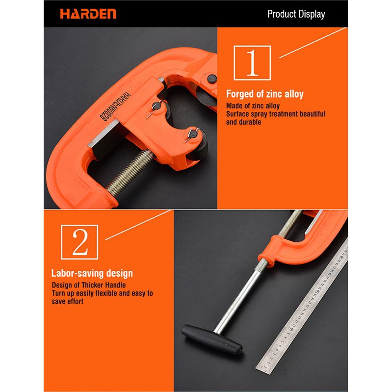 Harden ONE PIECE Heavy Duty Pipe Cutter 600825 600826 | Shopee Singapore